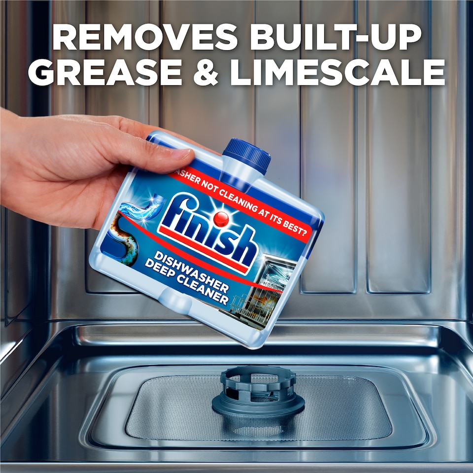 image 1 of Finish Dishwasher Cleaner Twin Pack - Regular 500ml