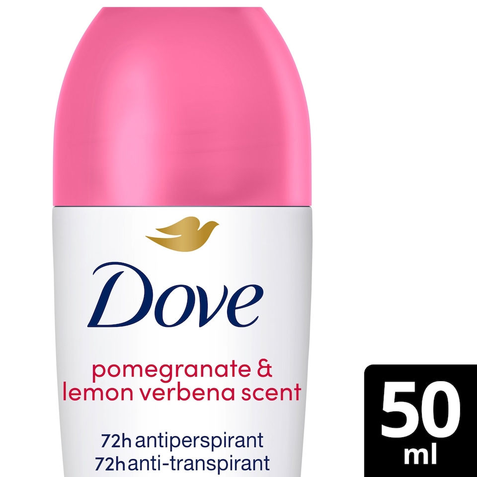 image 1 of Dove Women Go Fresh Pomegranate 72h Advanced Care Roll-On Antiperspirant Deodorant 50ml