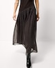 image 3 of F&F Cotton Rich Polka Dot Midi Dress in Chocolate