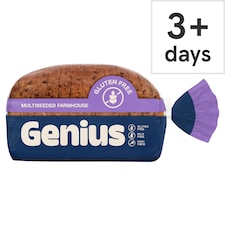 Genius Gluten Free Multi Seeded Farmhouse Loaf Bread 430g