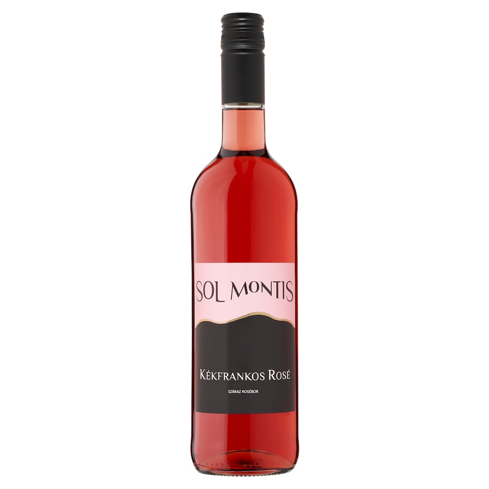 Sol Montis Felső-Magyarországi Kékfrankos Rosé száraz rosébor 13% 0,75 l