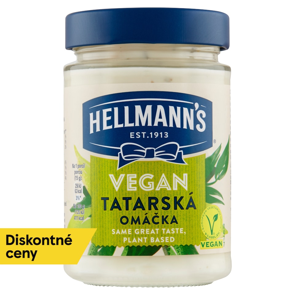 image 1 of Hellmann's Vegan Tartar Sauce 270 g