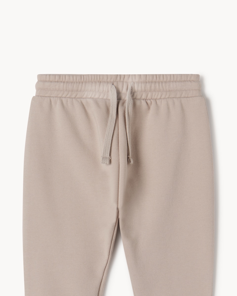 image 1 of F&F Baby 2-Piece Sweatshirt & Joggers Set in Tan