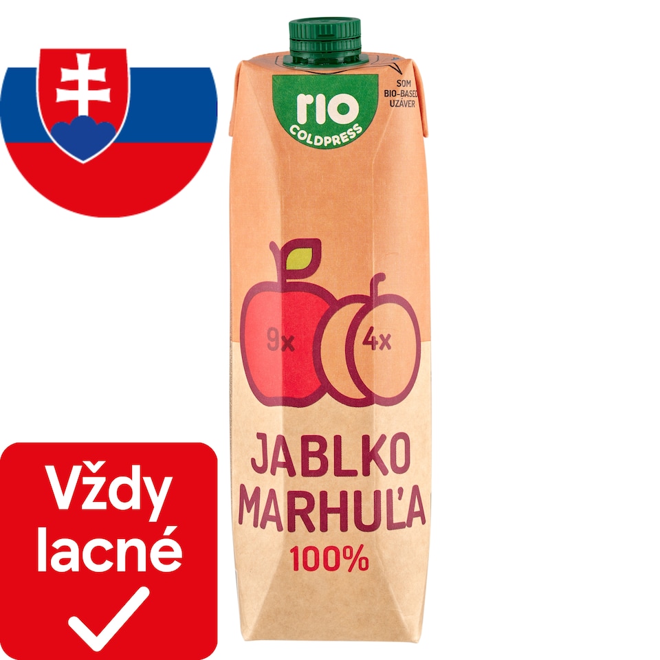 obrázok 1 z Rio Cold Press 100% jablko marhuľa 1 l