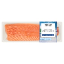 Tesco Boneless Salmon Side