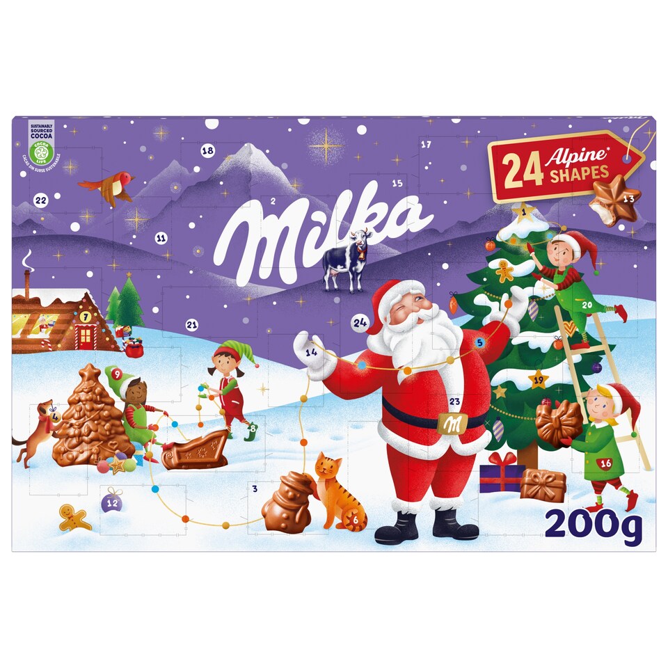 Milka adventi naptár 200 g