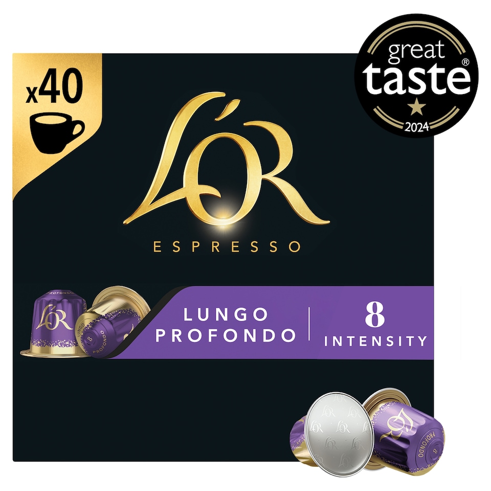 L'or. Espresso Lungo Profondo 40 Capsules 208G
