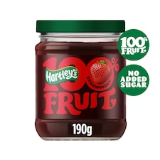 Hartley's 100% Fruit Strawberry Spread 190g