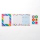 image 3 of Paperchase Rainbow 6 Pack Party Invitations
