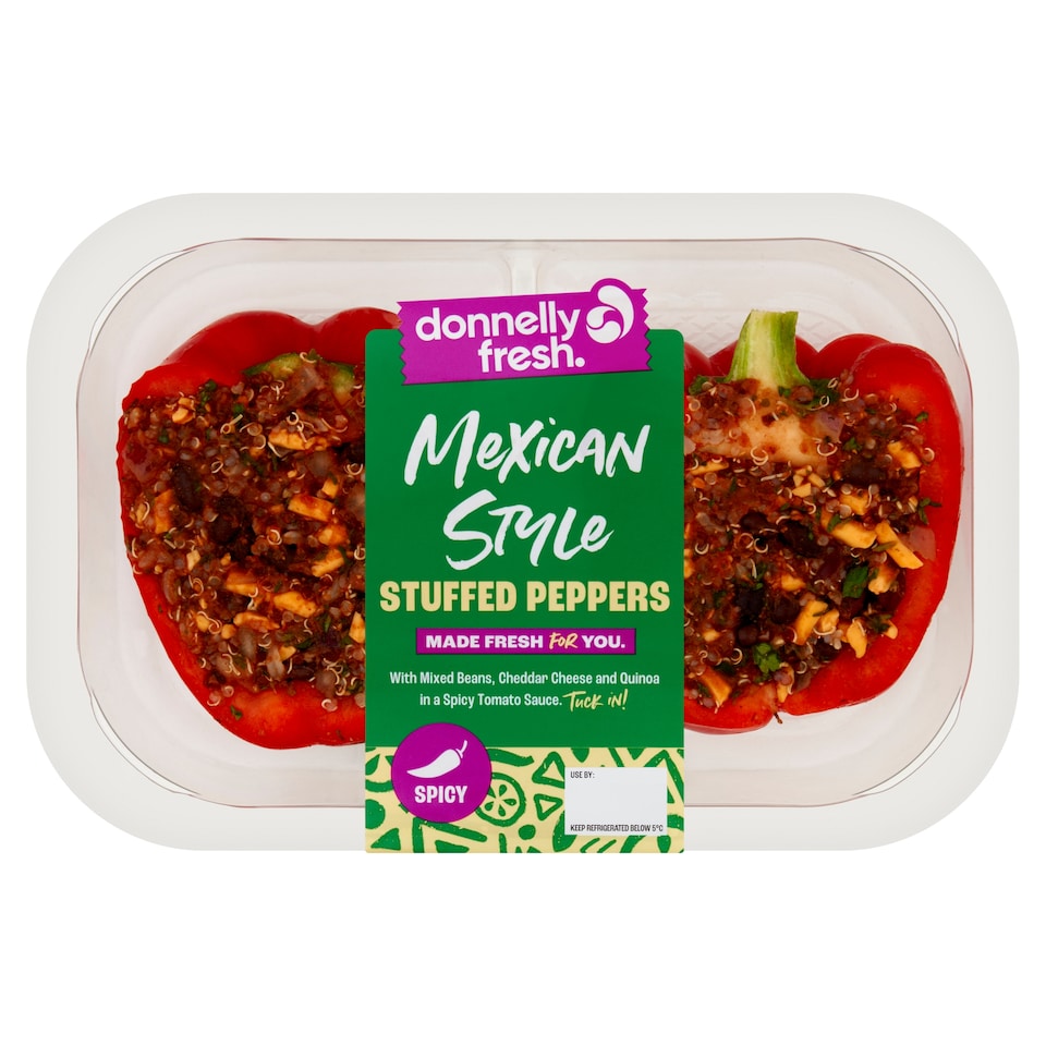 donnelly fresh mexican stuffed peppers 350g