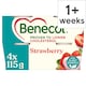 image 1 of Benecol Strawberry Yogurt 4x115g
