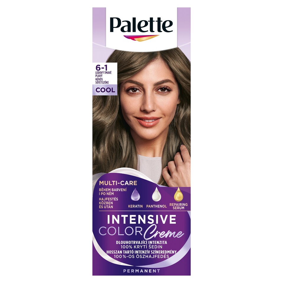 Palette Intensive Color Creme farba na vlasy ľadový tmavoplavý 6-1