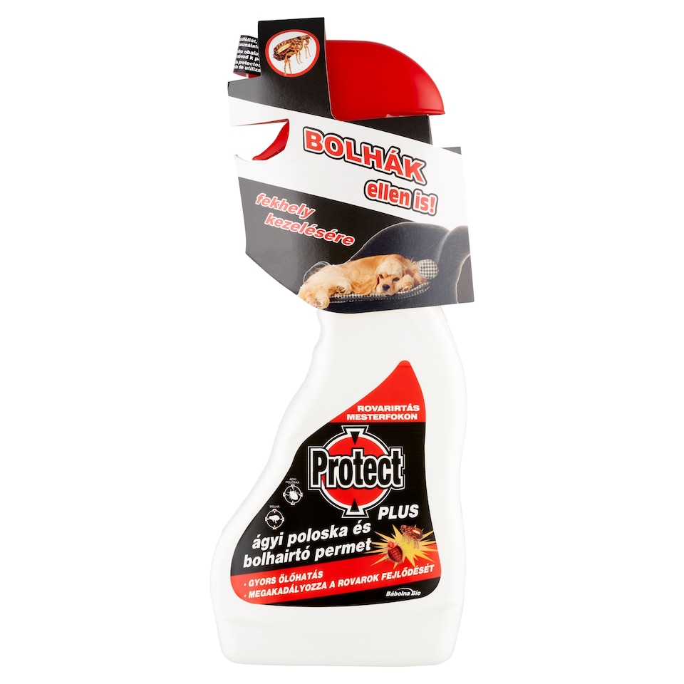 Protect PLUS ágyi poloska és bolhairtó permet 500 ml  1. kép
