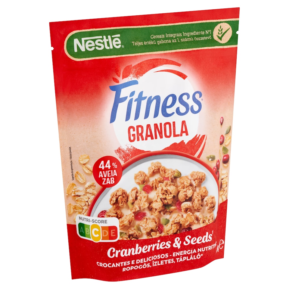 Nestlé Fitness Ropogós gabonafalatok zabpehellyel, áfonyával, tökmaggal és ásványi anyagokkal 300 g