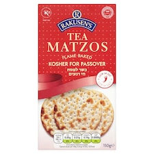 Rakusens Tea Matzos 150G