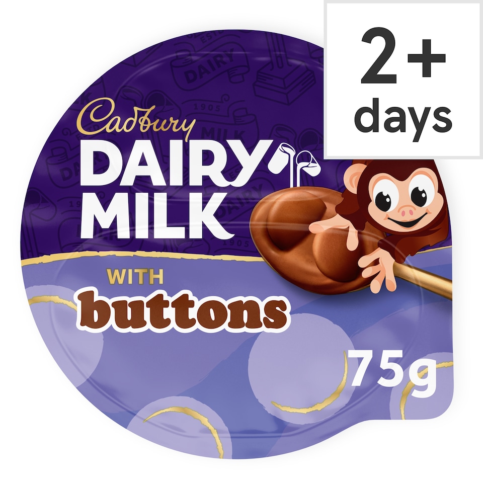 image 1 of Cadbury Dairy Milk Buttons Chocolate Dessert 75G