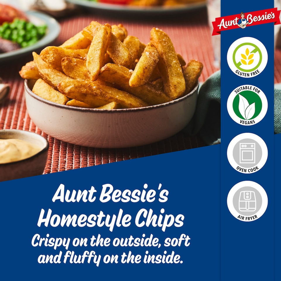 image 1 of Aunt Bessie's Crispy Homestyle Chips 800G