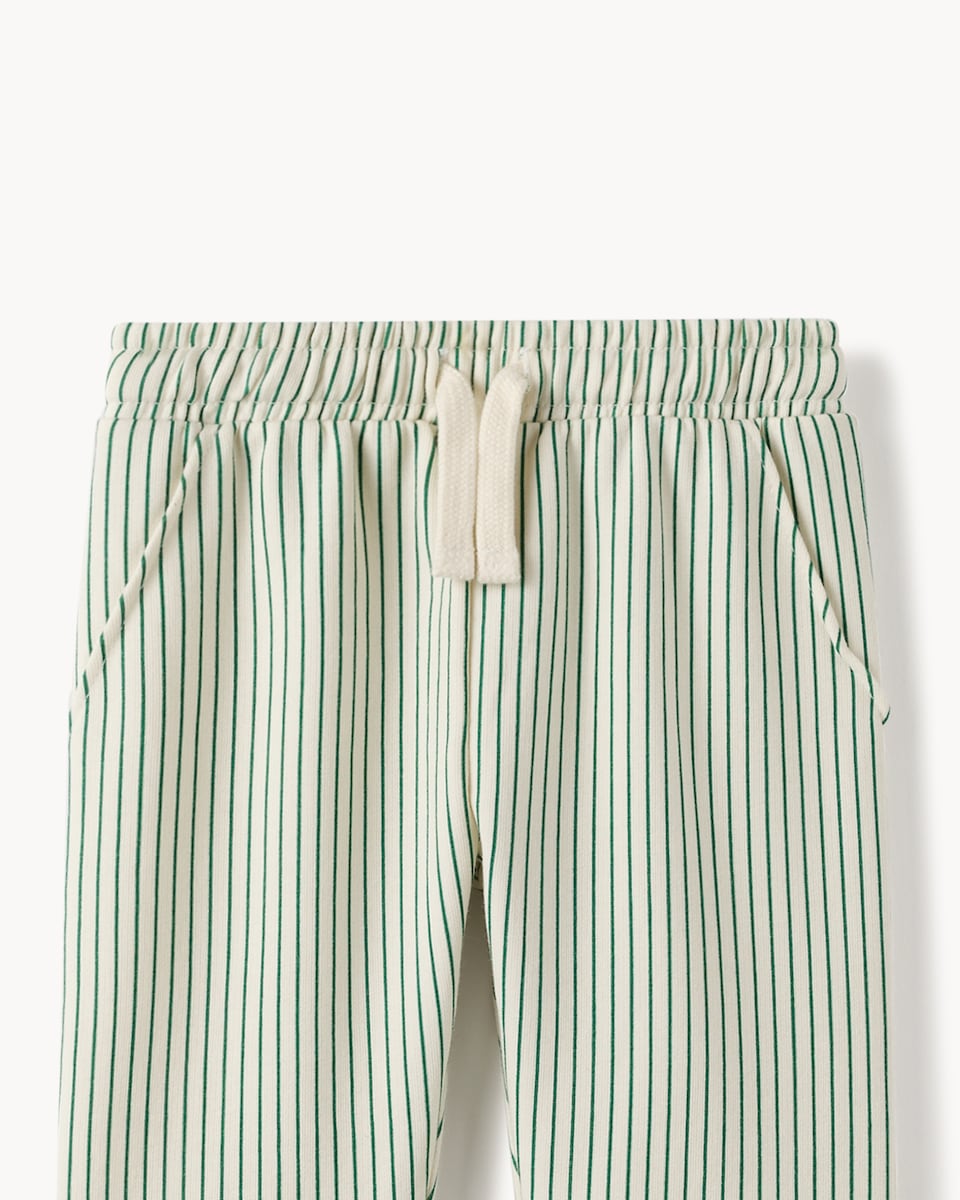 image 1 of F&F Baby 2-Piece Cotton Rich Sweatshirt & Trouser Set in Cream