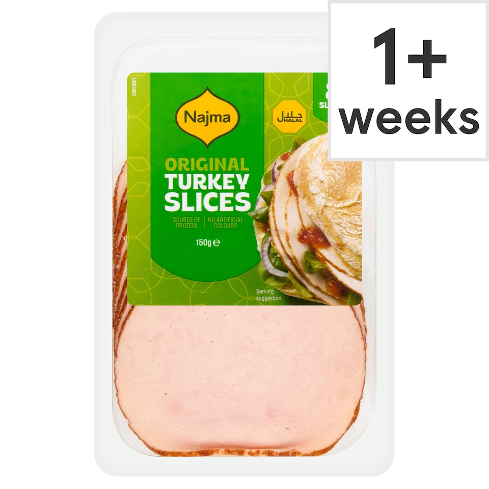 Najma Halal  Sliced Turkey Breast 150G