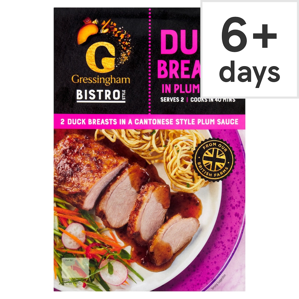 Gressingham Gressingham Duck Breasts In Plum Sauce 400G - Tesco Groceries