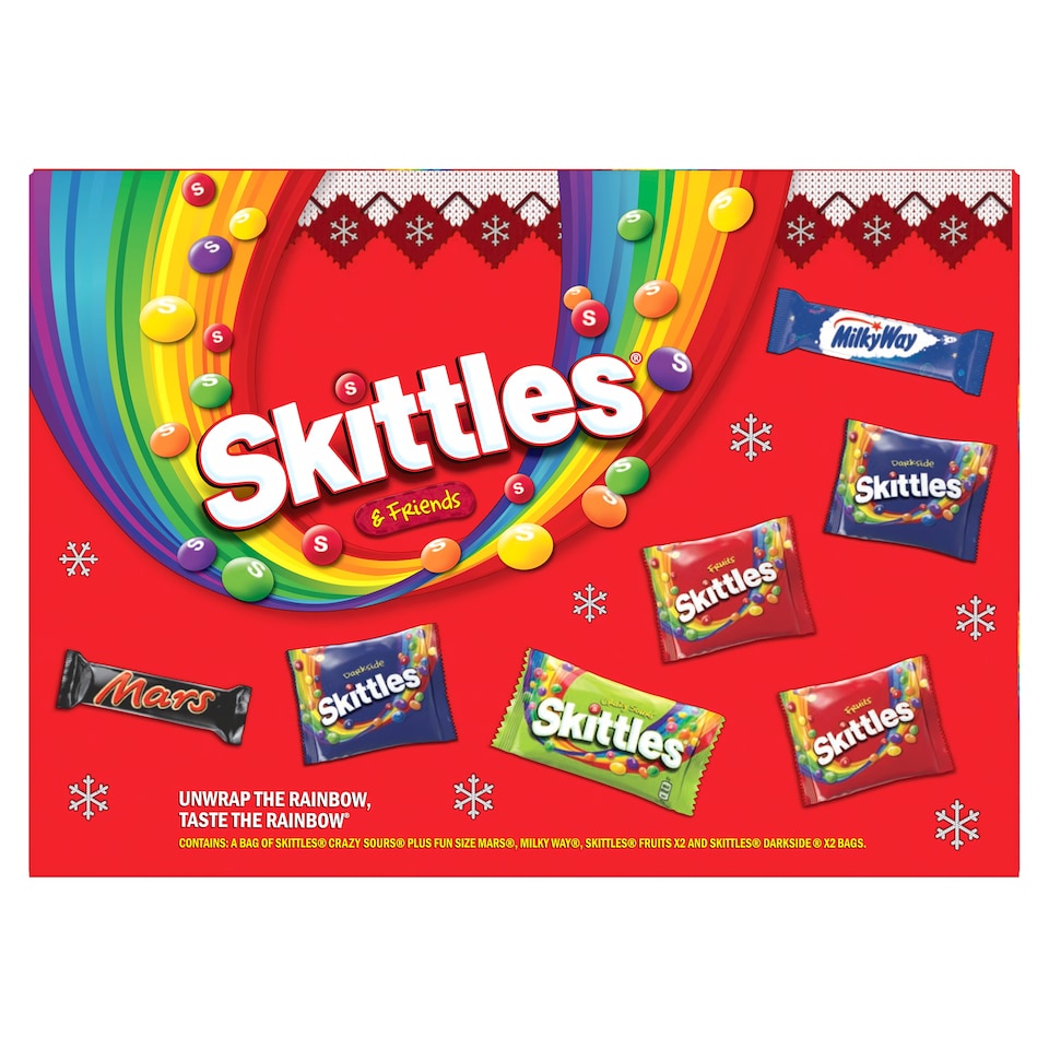 Skittles And Friends Christmas Selection Box 150.5G
