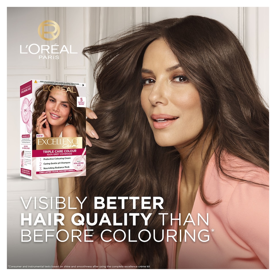 image 1 of L'Oreal Paris Excellence Creme 5 Natural Brown Permanent Hair Dye