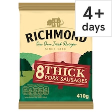 Richmond Thick Pork Sausages 8 Pack 410g