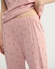 image 3 of F&F Pure Cotton Bow Print Pyjama Set in Pink