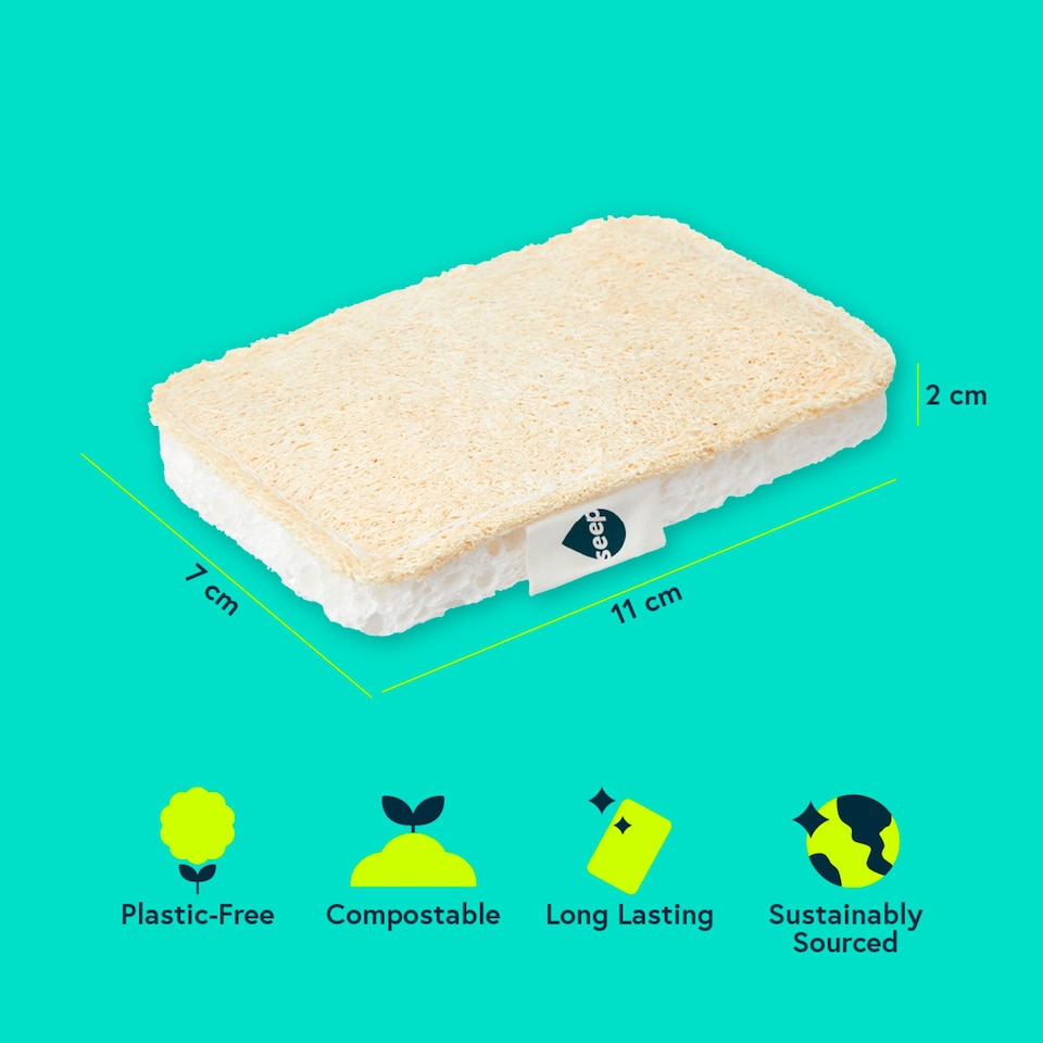 image 1 of Seep Eco Sponge Scourer Plastic Free