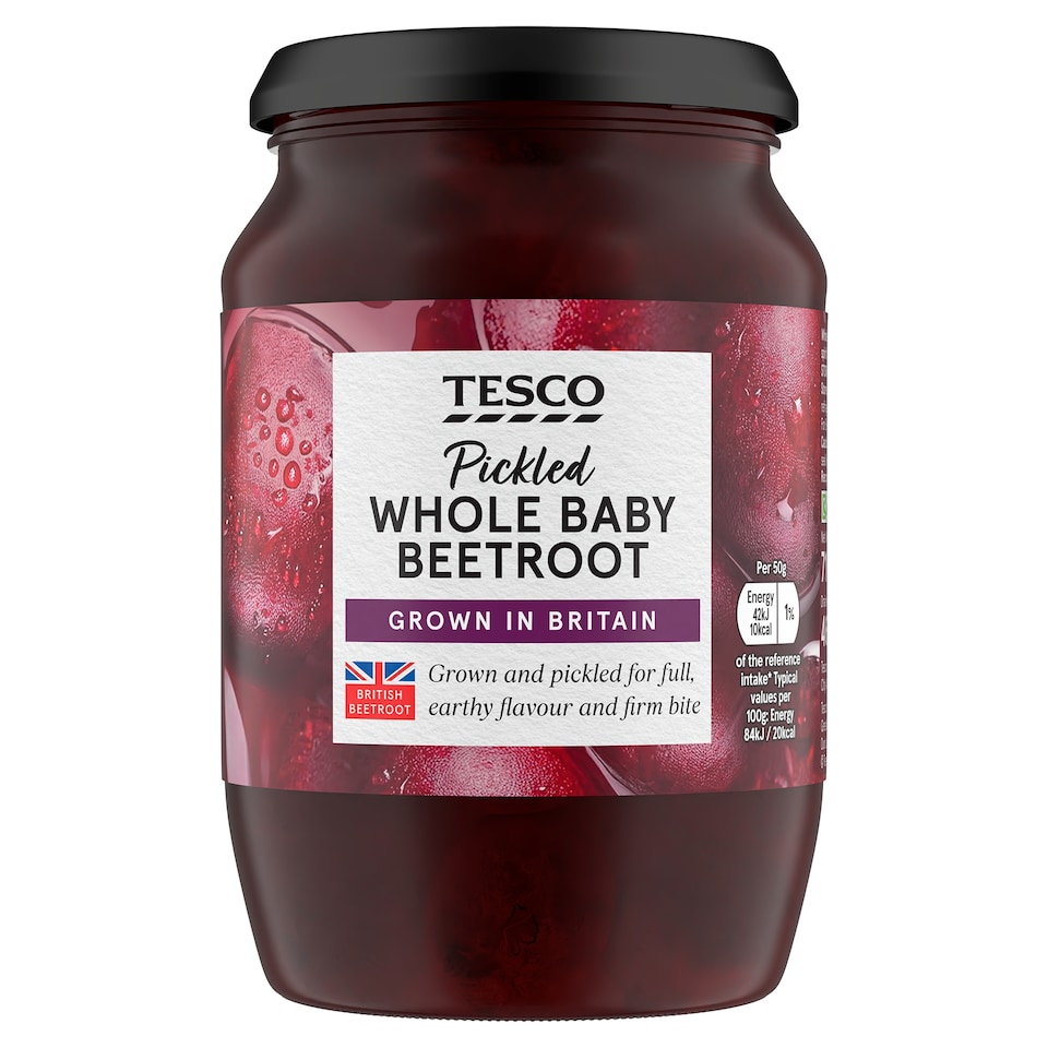 Tesco Whole Baby Beetroot Vinegar 710G