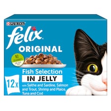 Felix Cat Food Fish Selection In Jelly 12 X 100G