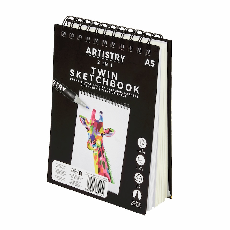 image 1 of Artistry A5 Sketchbook