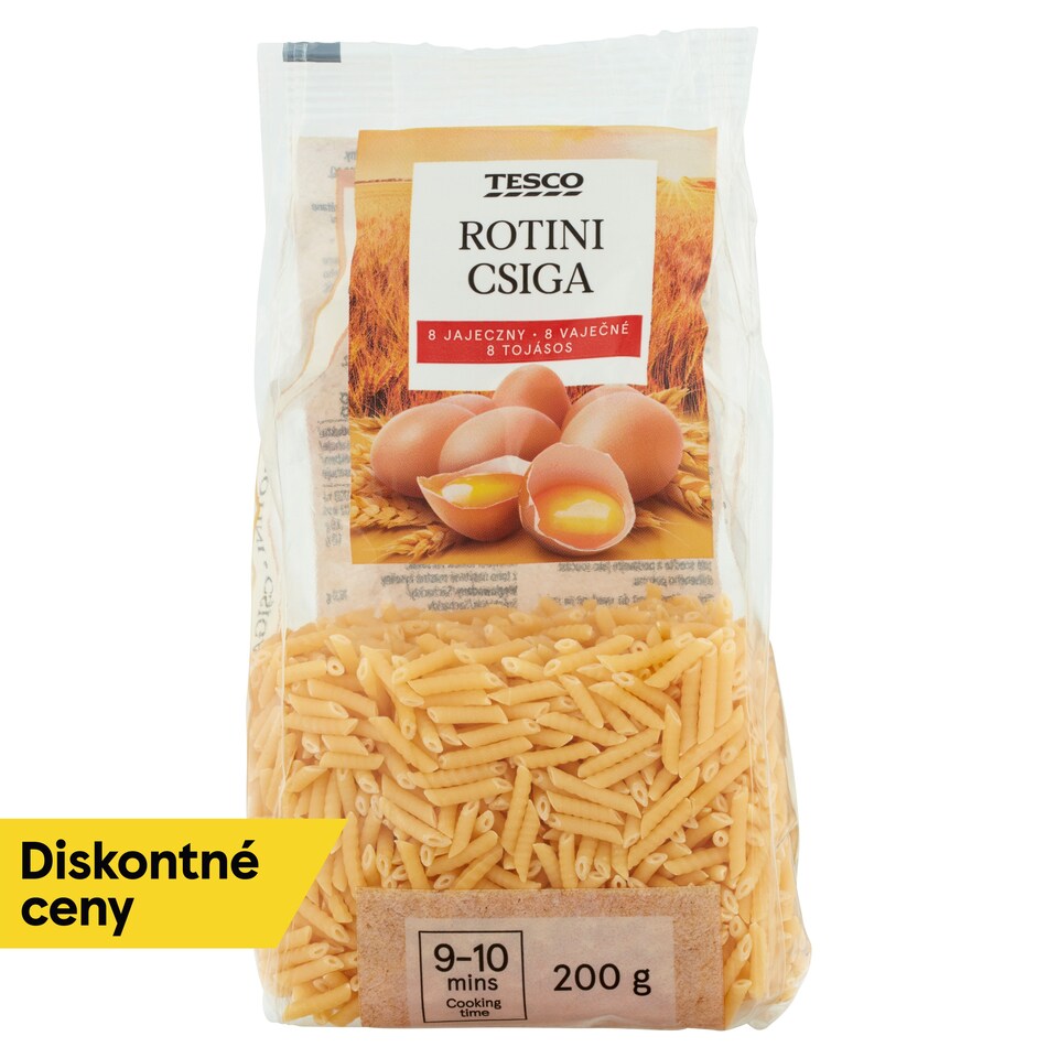 Tesco Rotini 8 vaječné 200 g