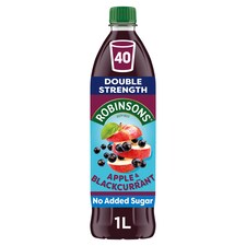 Robinsons Double Strength Apple & Blackcurrant Squash 1L