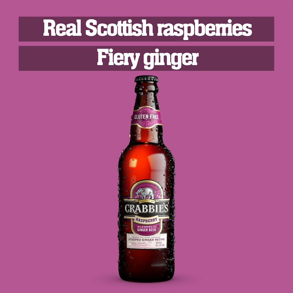 image 1 of Crabbies Raspberry 500ml