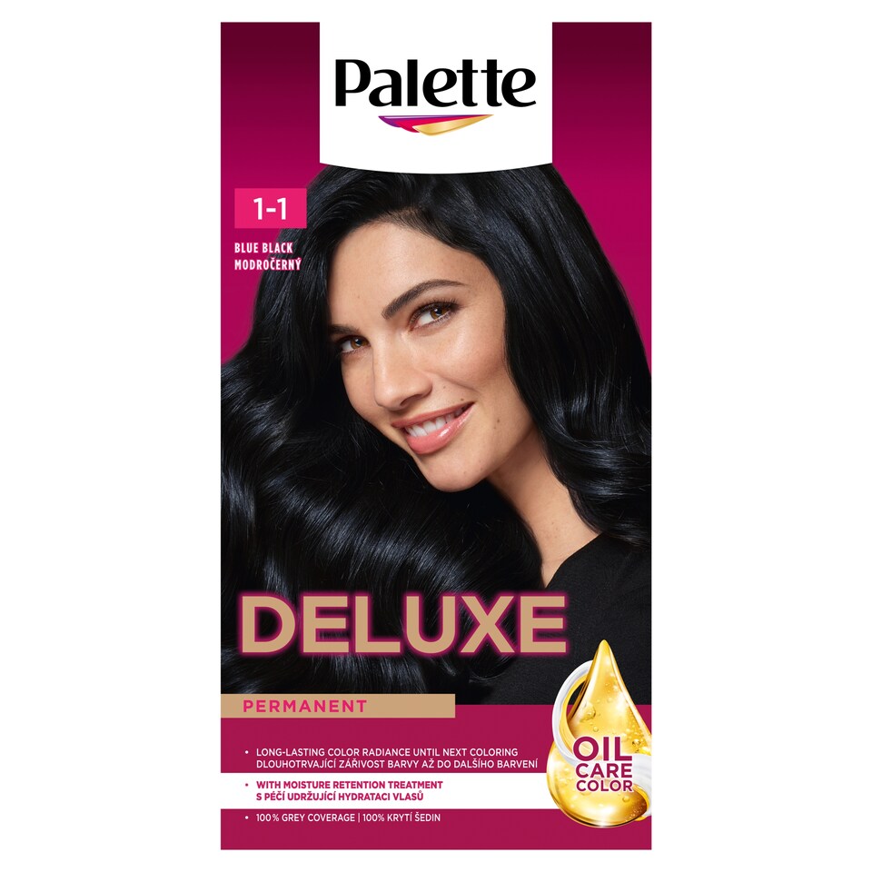 Obrázek 1 pro produkt Palette Deluxe barva na vlasy Modročerný 1-1