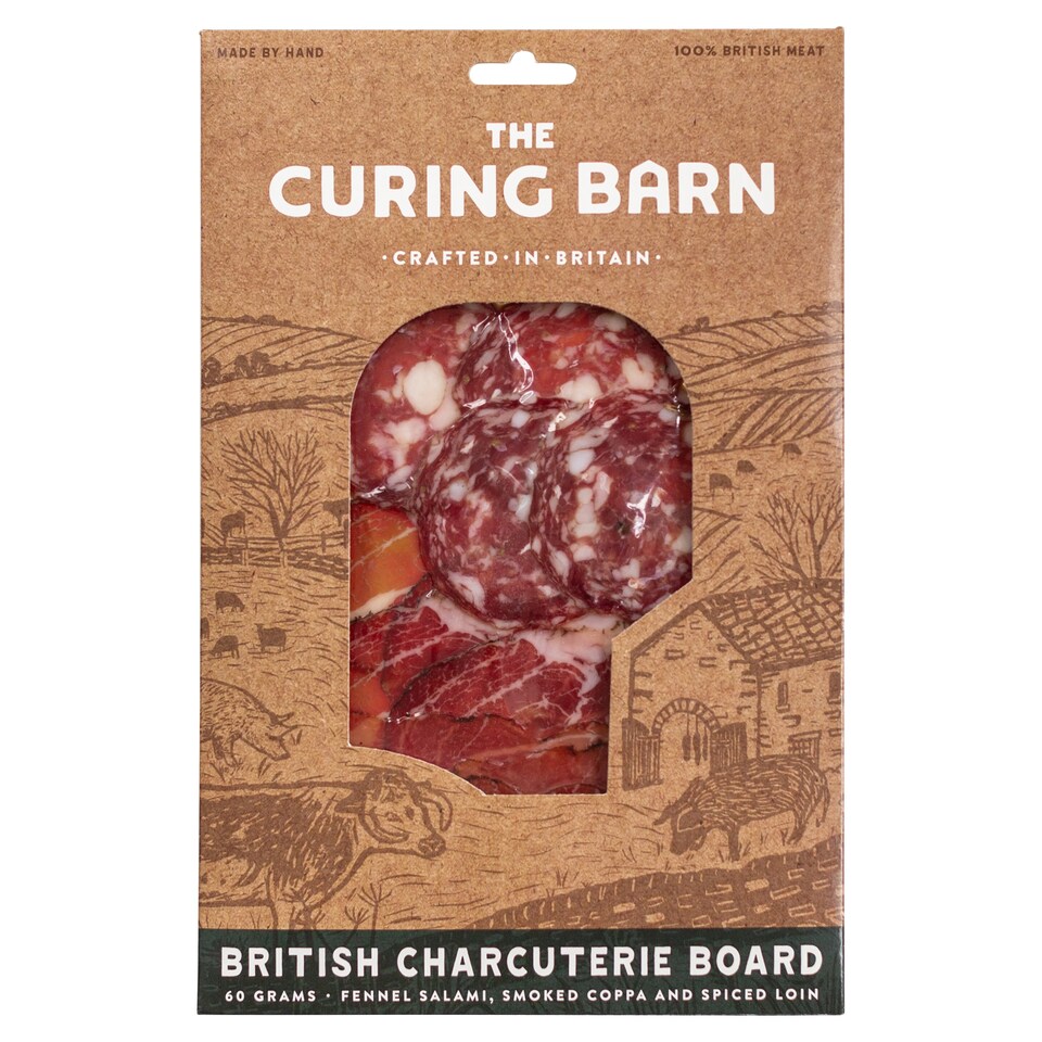 image 1 of The Curing Barn British Charcuterie board 60g 