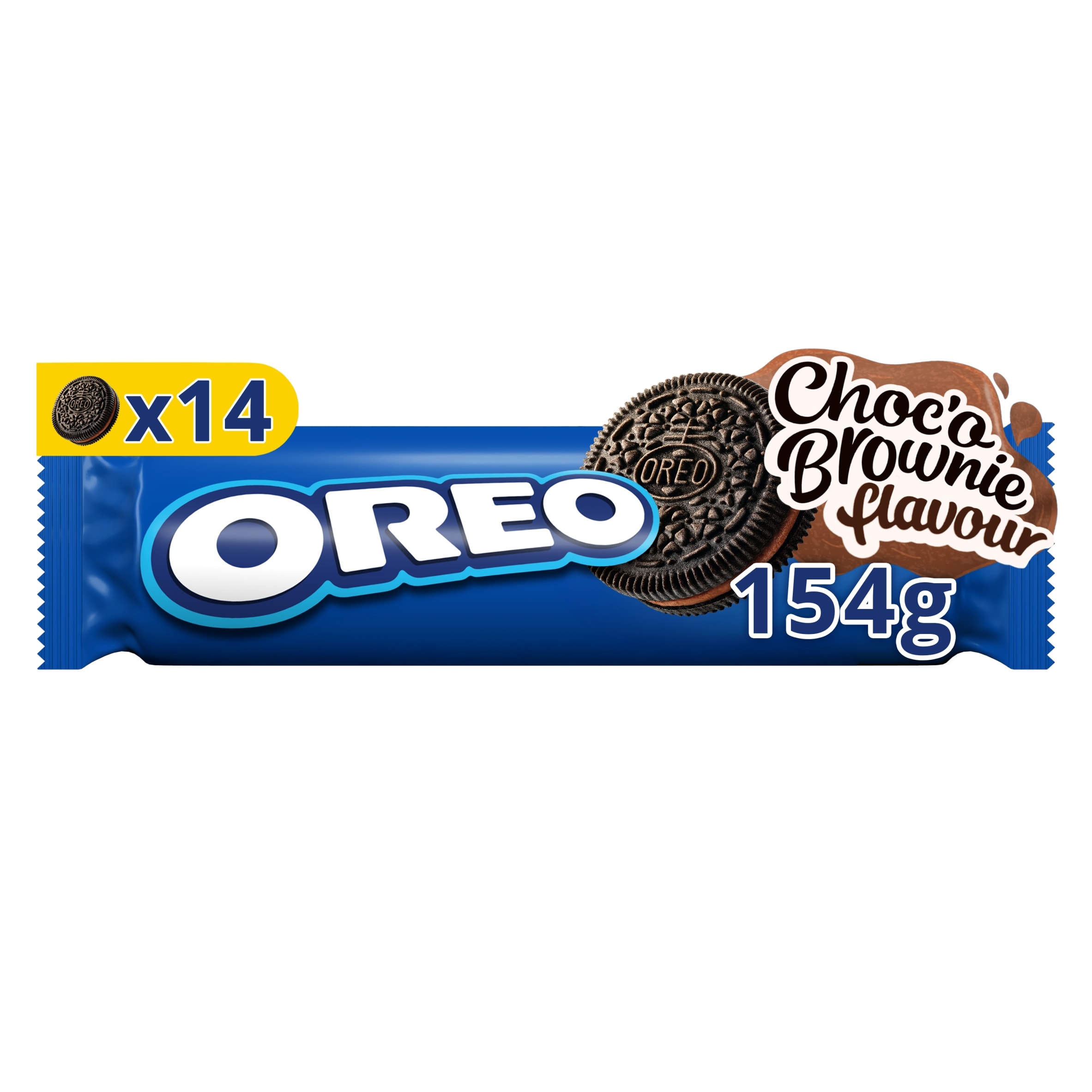 Oreo Chocolate Brownie Cookie Sandwich Biscuits 154g