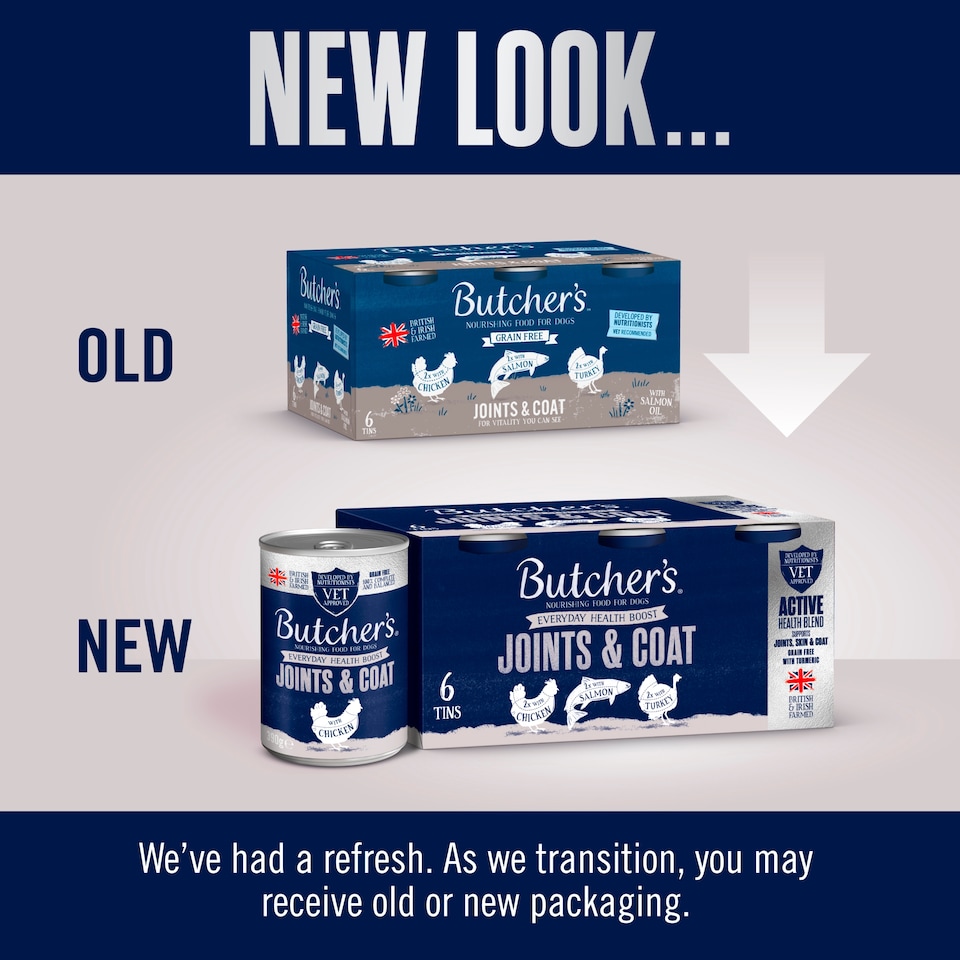 image 1 of Butcher's Grain Free Joints & Coat 6X390g