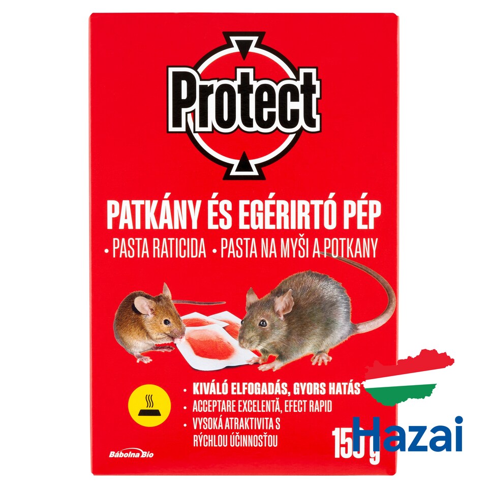 Protect patkány és egérirtó pép 150 g  1. kép