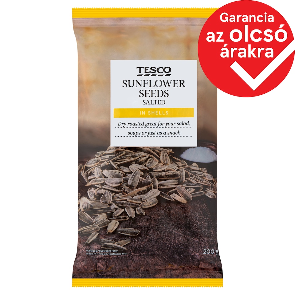 Tesco pirított, sózott napraforgómag 200 g