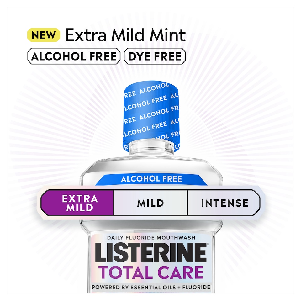 image 1 of Listerine Total Care Alcohol Free Extra Mild Mint 500ml