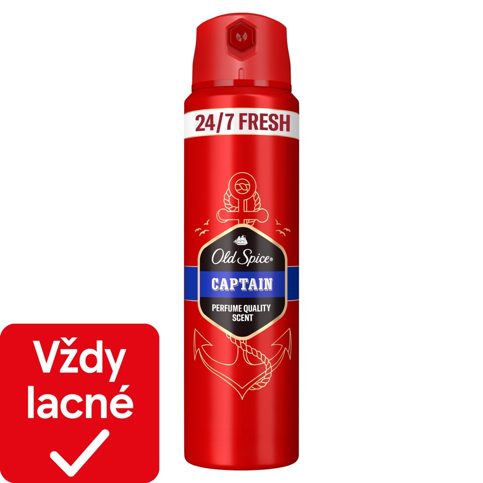 image 1 of Old Spice Captain Men’s Deodorant Body Spray 150ml