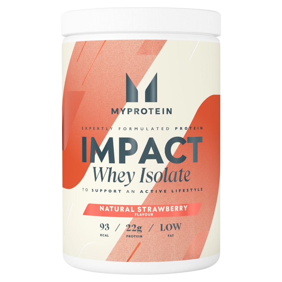 My Protein Impact Whey Isolate Powder Natural Strawberry Flavour 480g