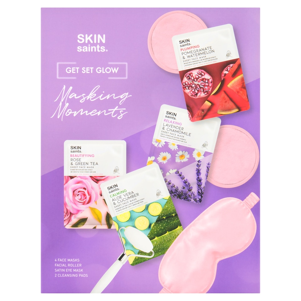 Skin Saints Get Set Glow Masking Moments