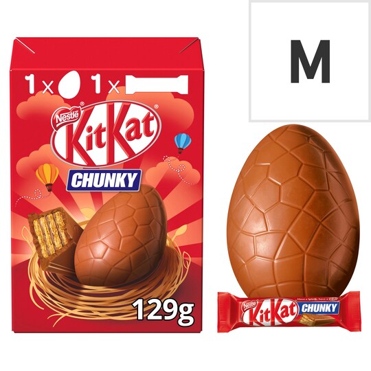 Kit Kat Chunky Milk Chocolate Easter Egg 129G Tesco Groceries