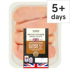Tesco Slower Grown Chicken Breast Fillets 650g