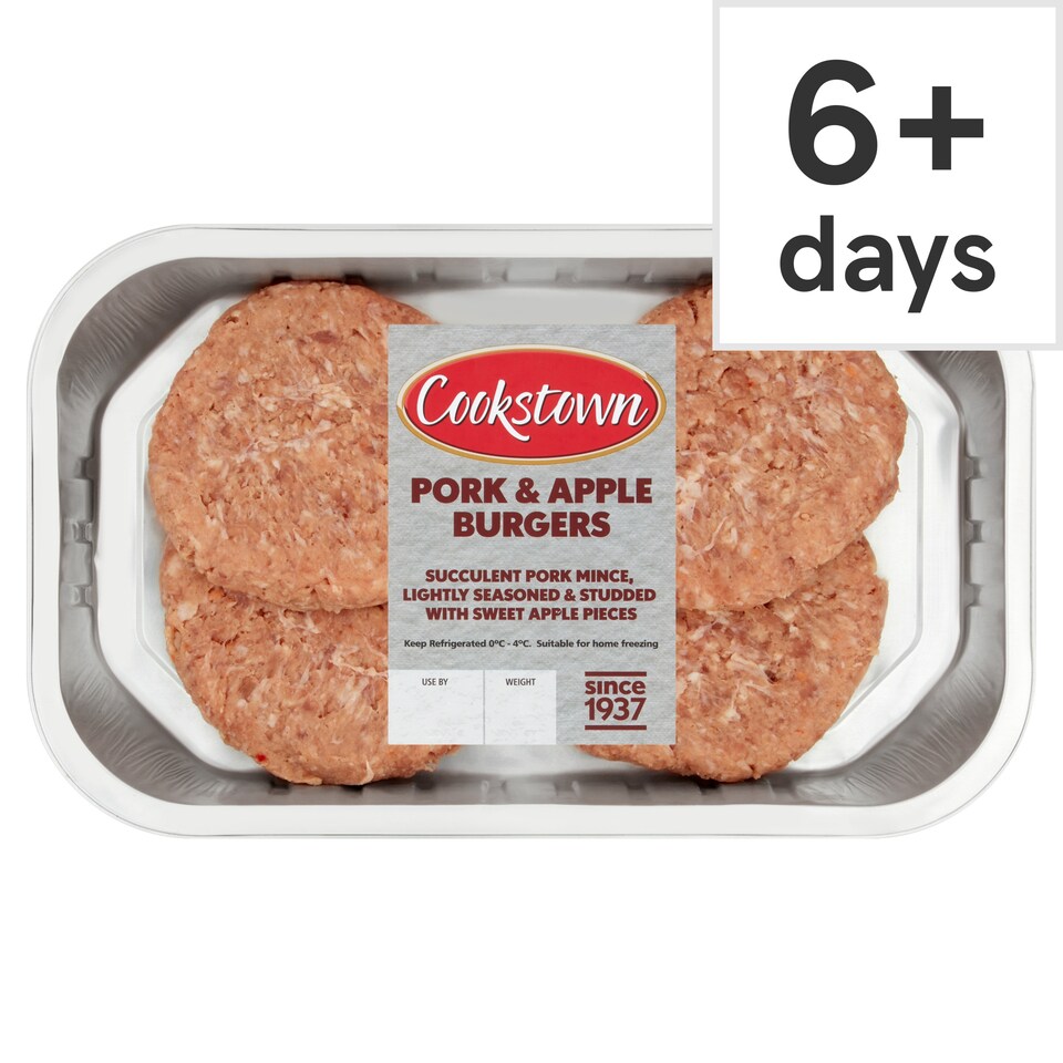 Cookstown Pork & Apple Burgers 420g