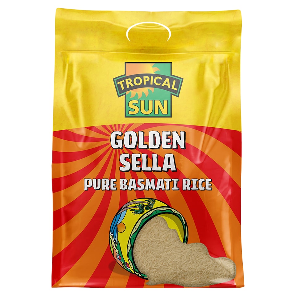 Tropical Sun Golden Sella Pure Basmati Rice 5Kg