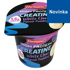 Ehrmann High Protein Creatine Pudding White Choc Flavour 230 g